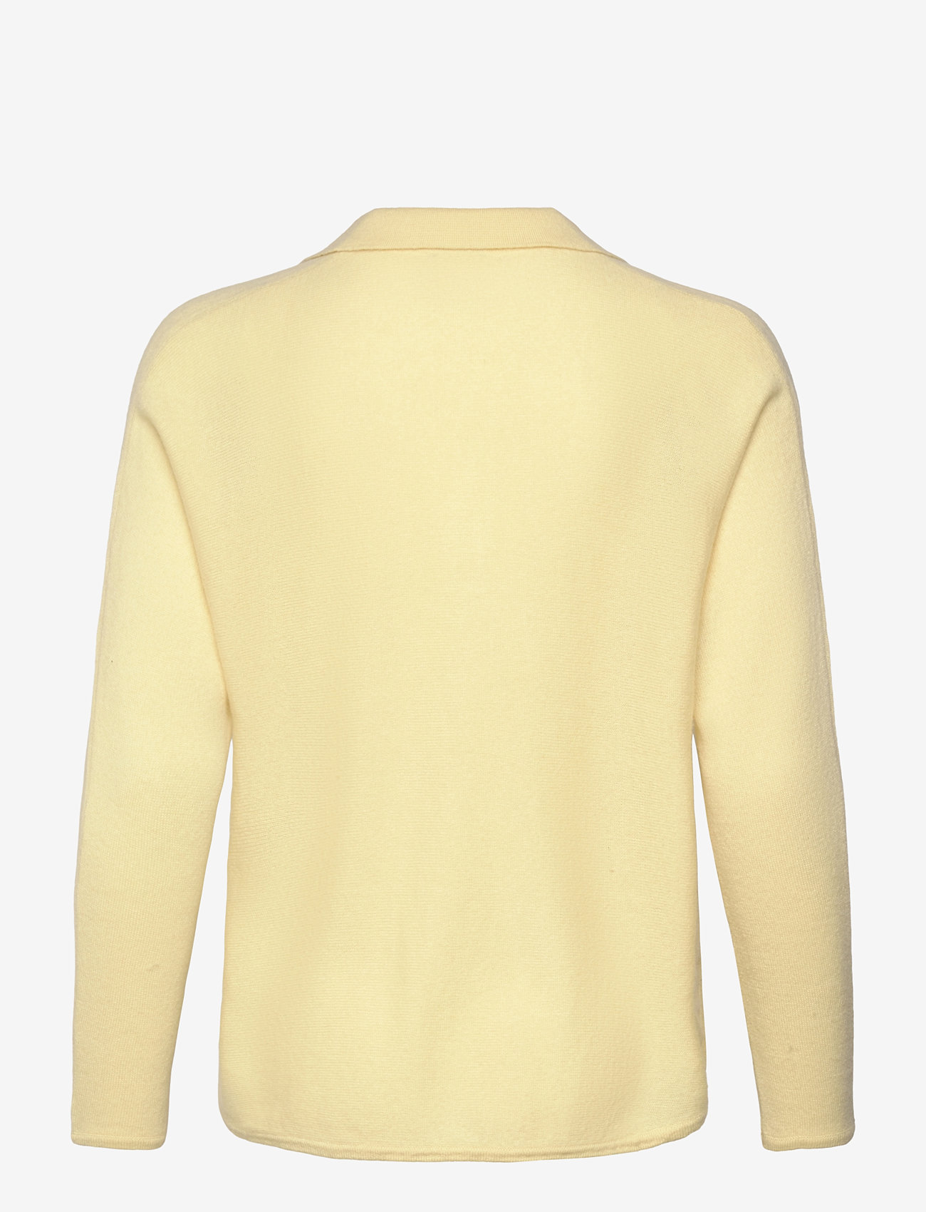 Davida Cashmere - Curved Open Collar - cashmere - citrus - 1