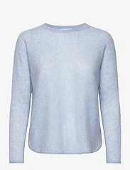 Davida Cashmere - Curved Sweater Loose Tension - džemperi - blue fog - 0