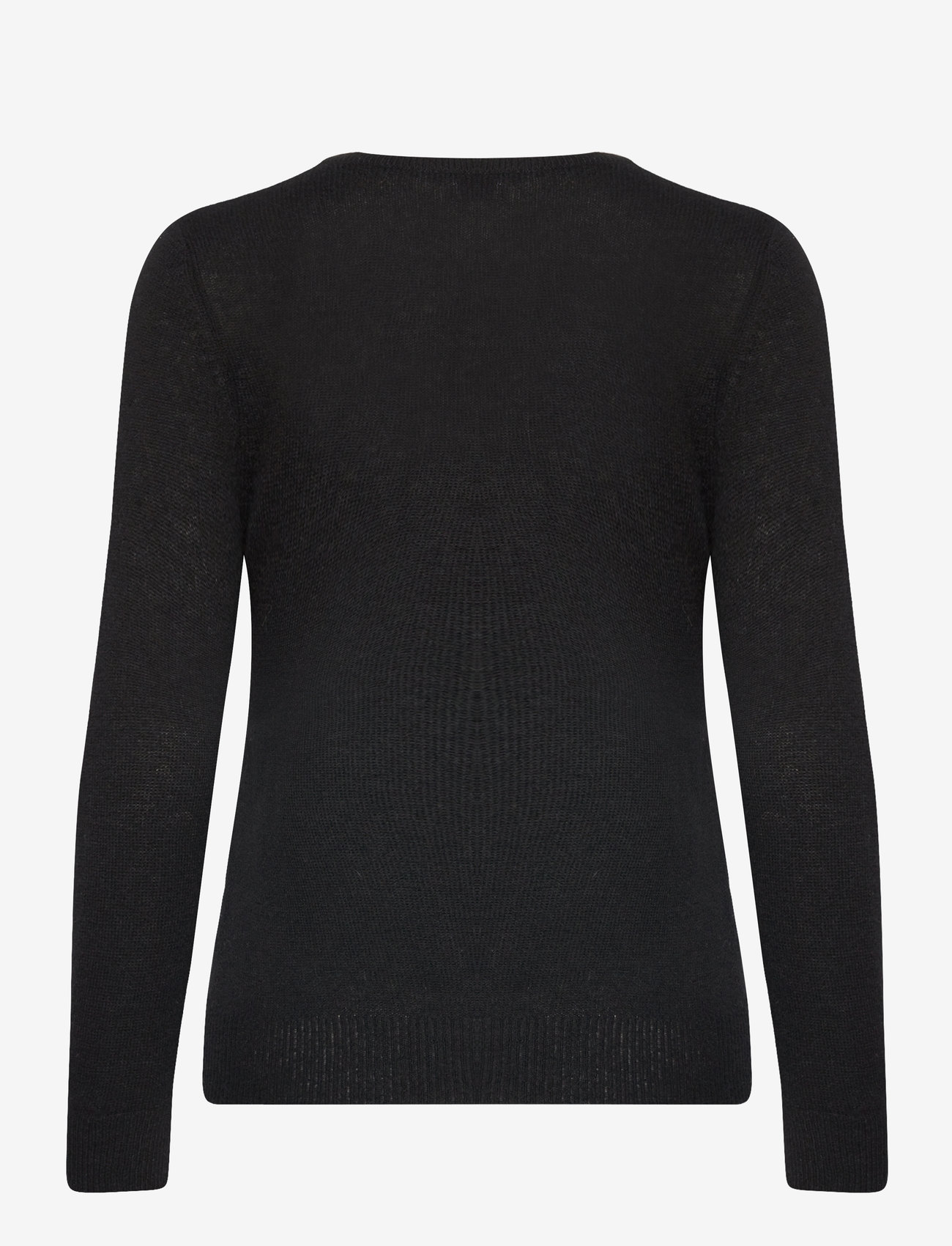 Davida Cashmere - Basic Sweater Loose Sweater - herbstliche kleidung - black - 1