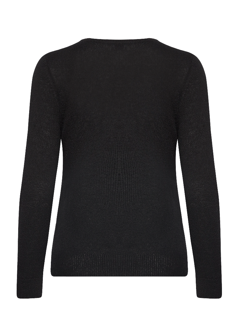 Davida Cashmere - Basic Sweater Loose Sweater - cashmere - black - 1