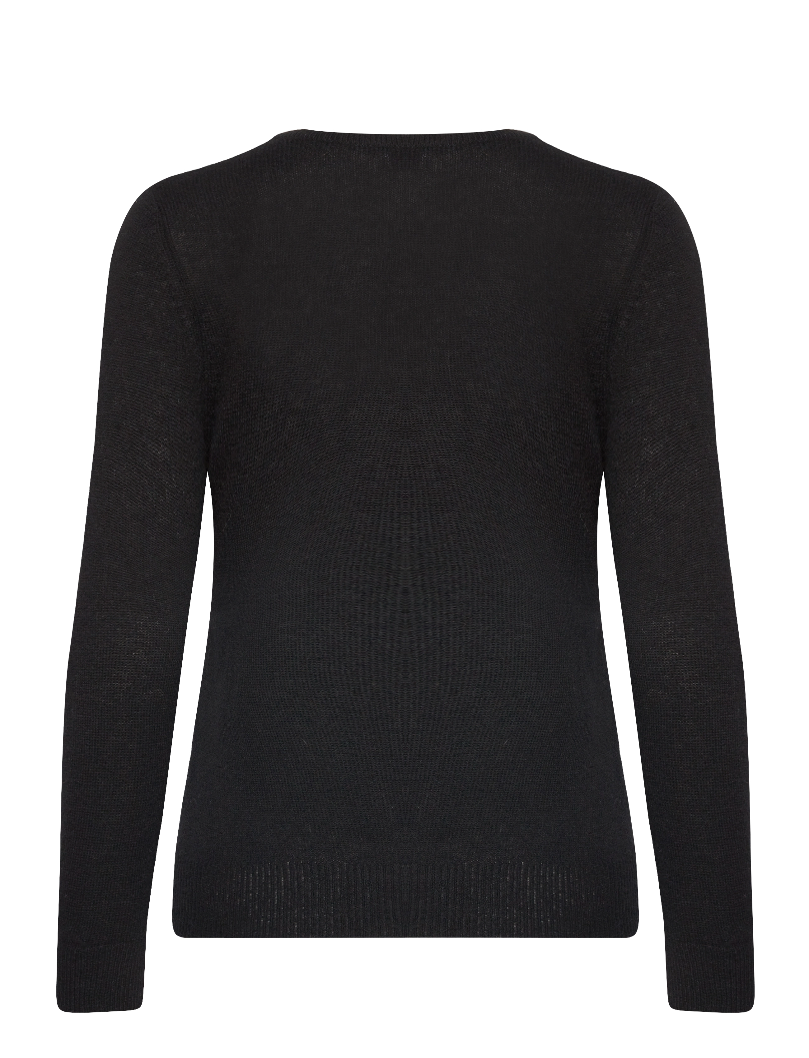 Davida Cashmere - Basic Sweater Loose Tension - kašmiir - black - 1