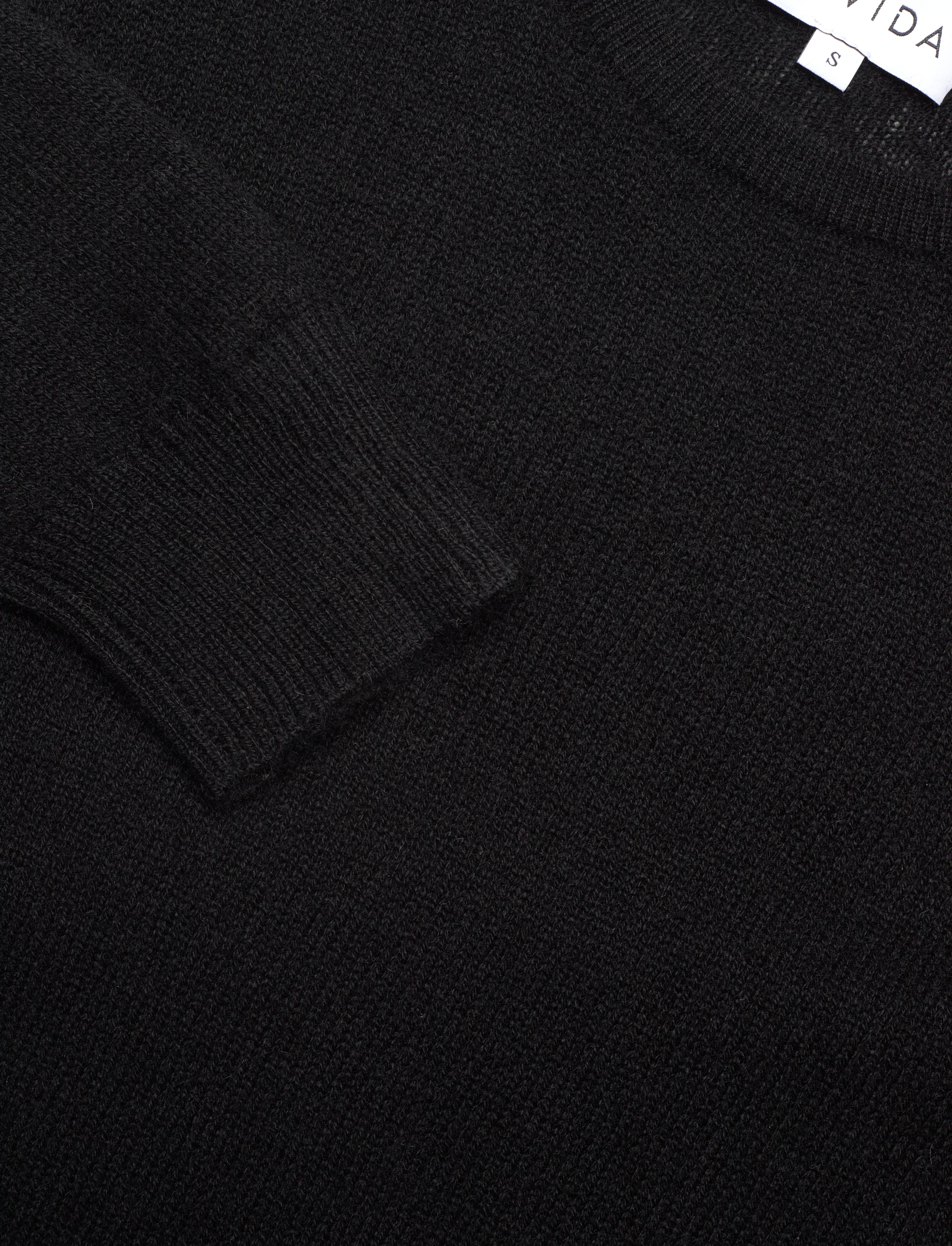 Davida Cashmere - Basic Sweater Loose Tension - kašmiir - black - 2