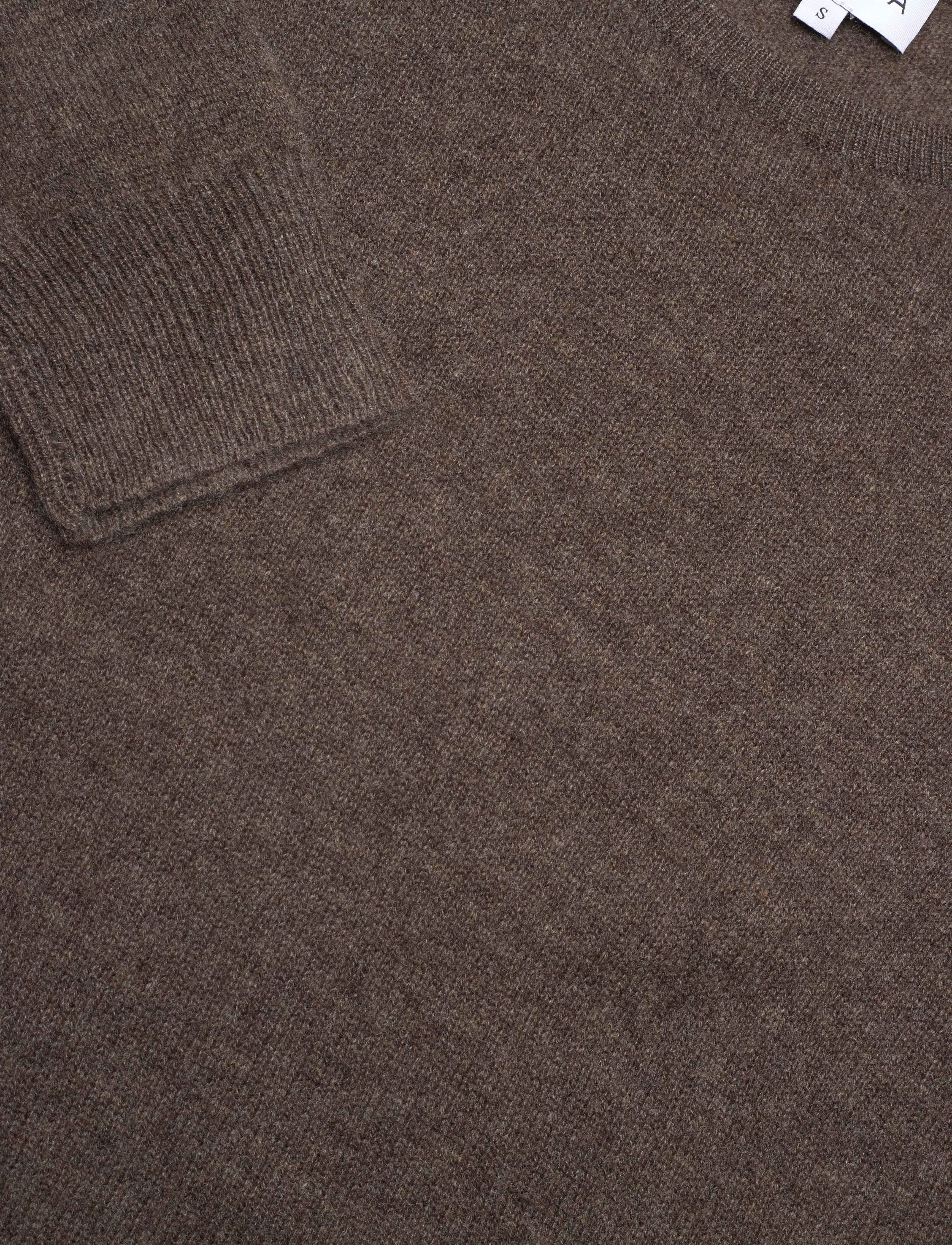 Davida Cashmere - Basic Sweater Loose Tension - trøjer - cacao - 2