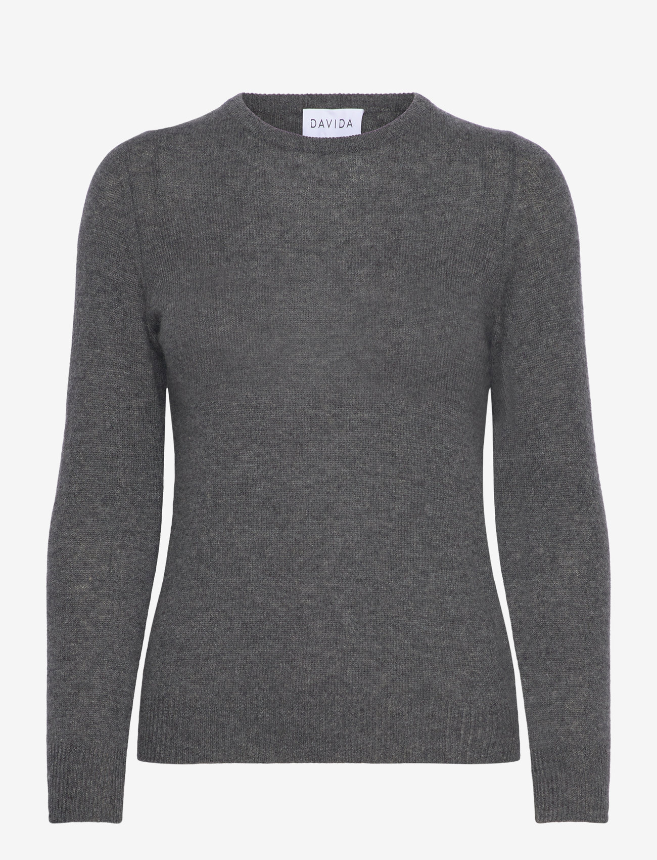 Davida Cashmere - Basic Sweater Loose Sweater - herbstliche kleidung - dark grey - 0
