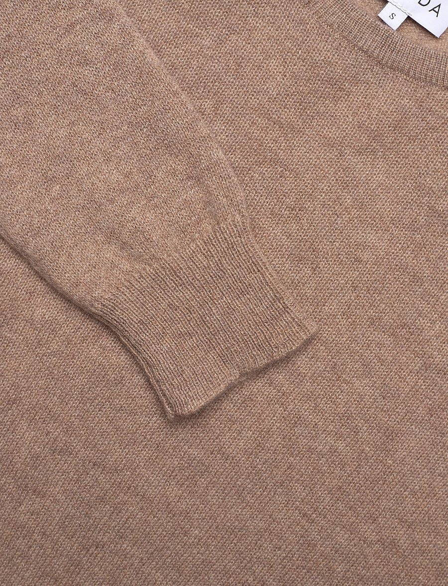 Davida Cashmere - Basic Sweater Loose Tension - cashmere - mink - 5