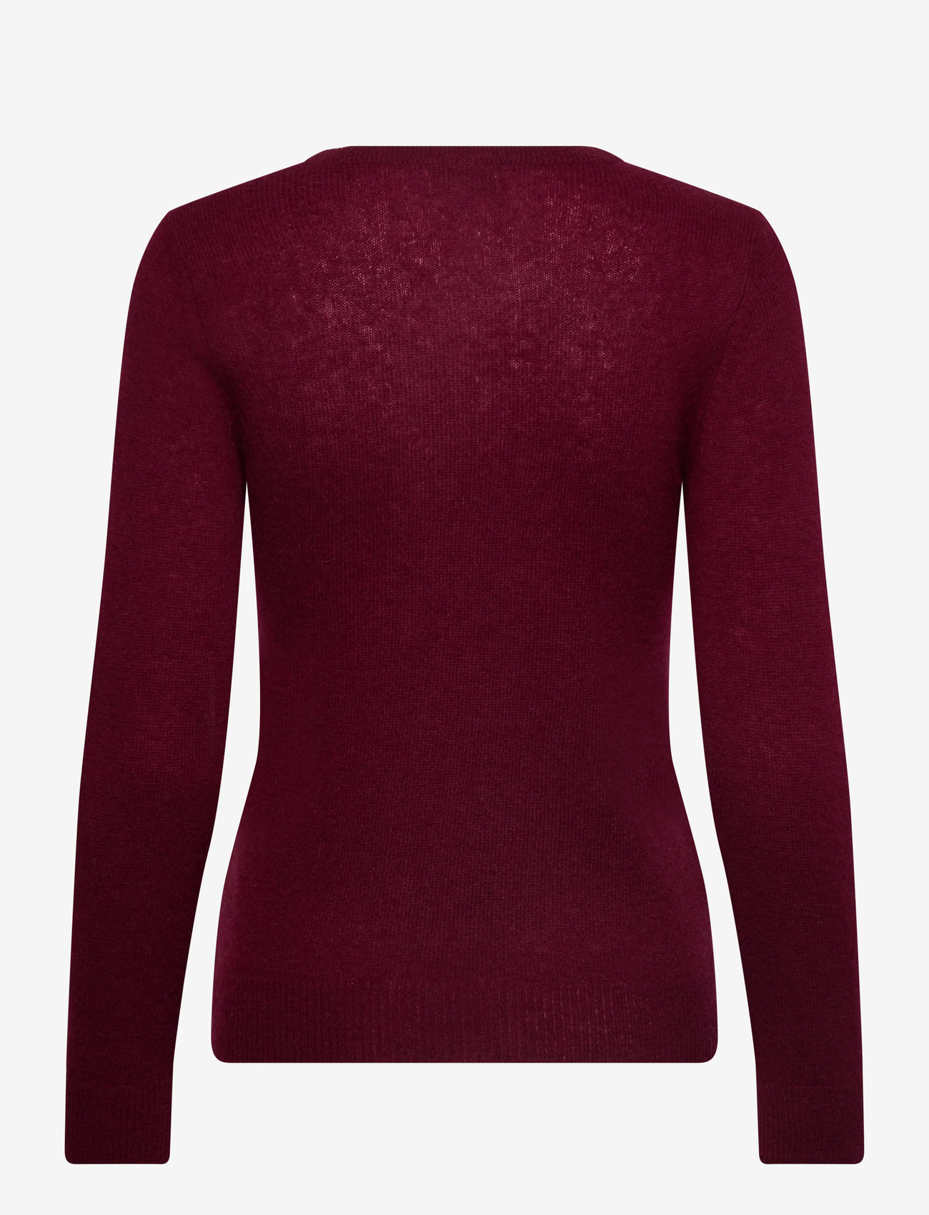 Davida Cashmere - Basic Sweater Loose Sweater - höstkläder - mulburry red - 1