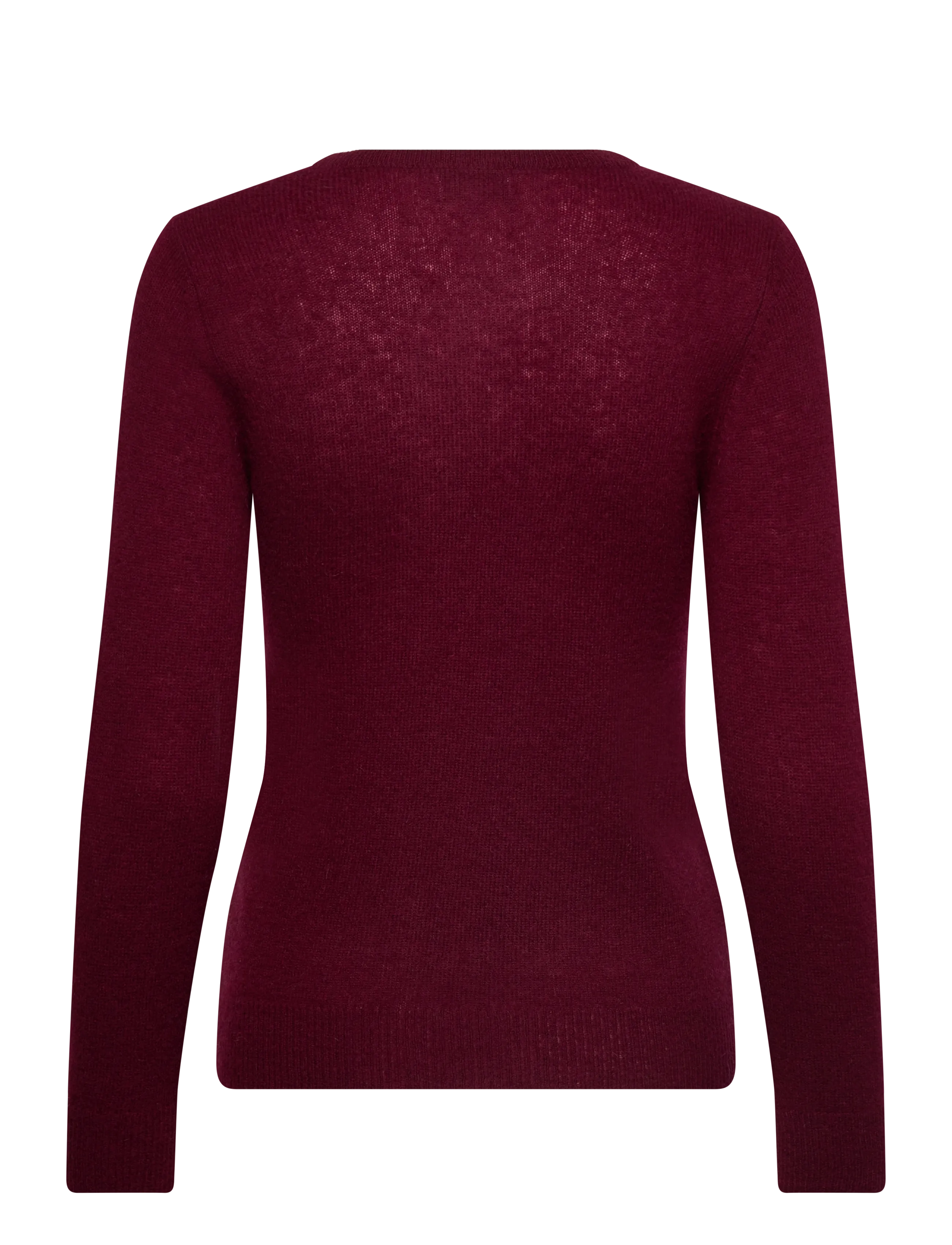 Davida Cashmere - Basic Sweater Loose Tension - trøjer - mulburry red - 1