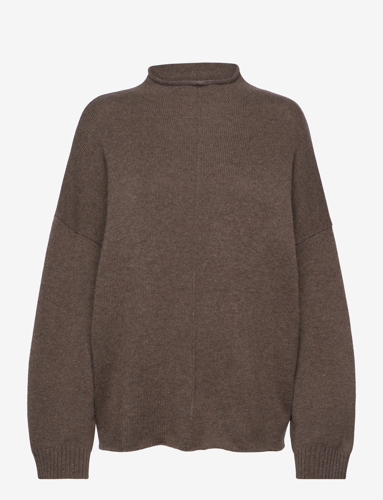Davida Cashmere - Oversized Half Turtleneck - sügisesed riided - cacao - 0