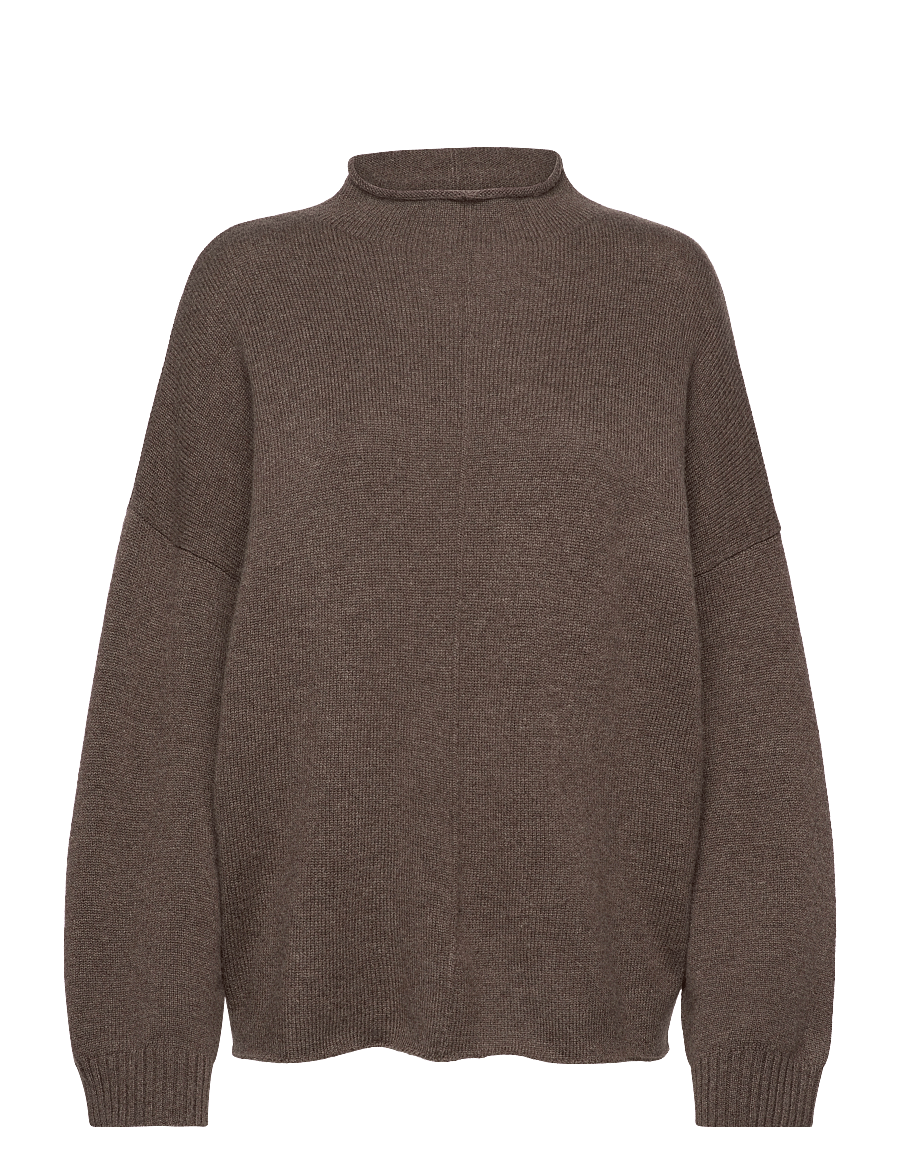 Davida Cashmere - Oversized Half Turtleneck - kašmiir - cacao - 1