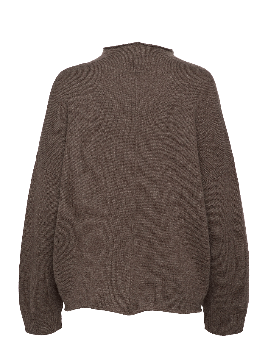 Davida Cashmere - Oversized Half Turtleneck - kašmiir - cacao - 2