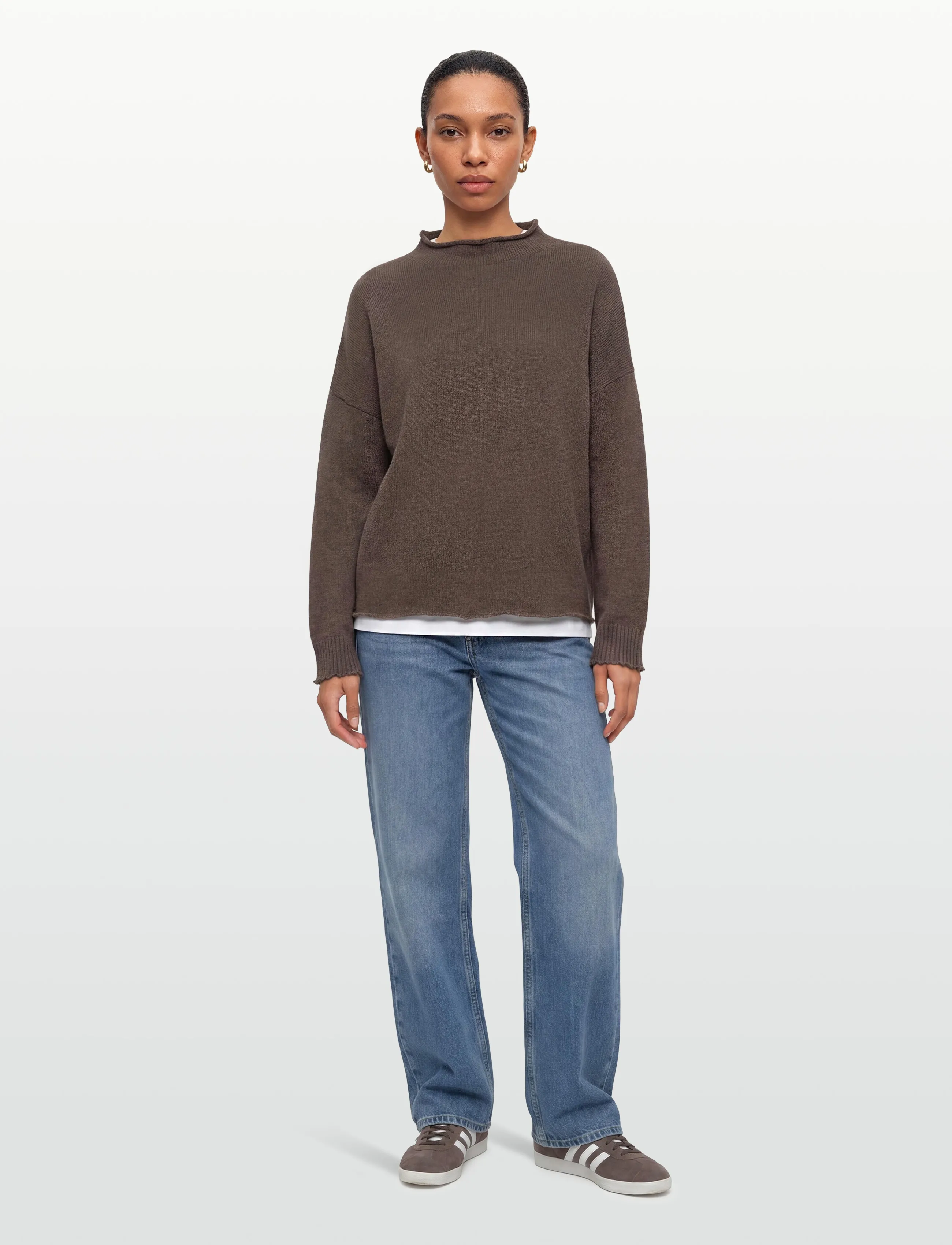 Oversized Half Turtleneck