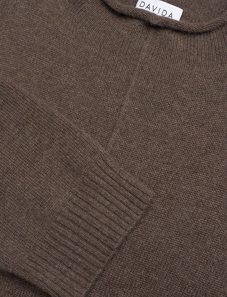 Davida Cashmere - Oversized Half Turtleneck - kašmiir - cacao - 5