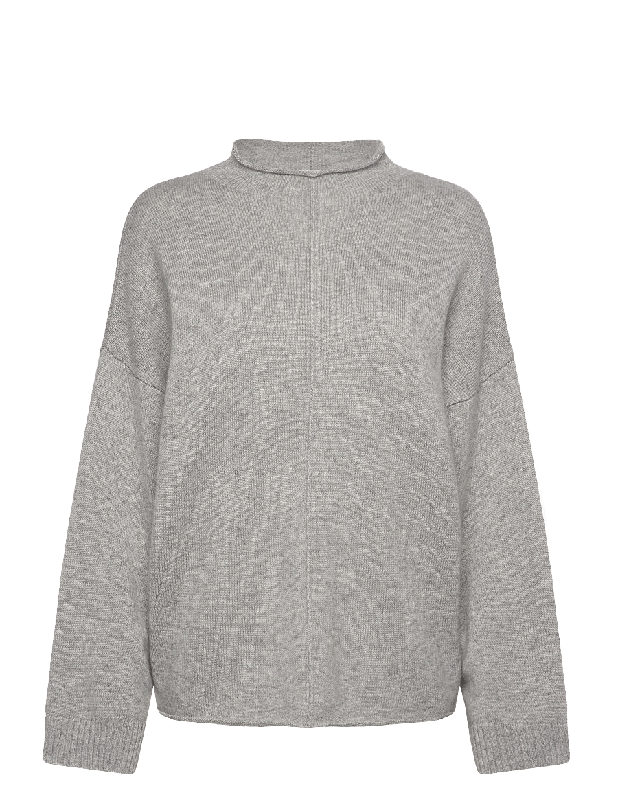 Davida Cashmere - Oversized Half Turtleneck - kaschmir - light grey - 1