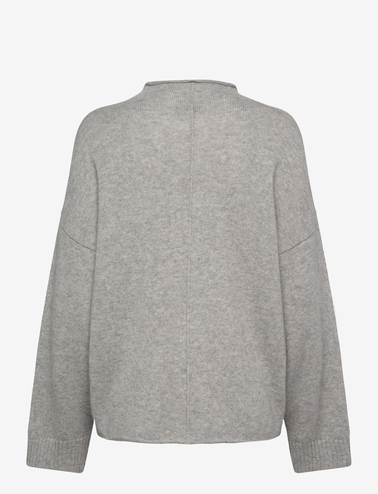 Davida Cashmere - Oversized Half Turtleneck - cashmere - light grey - 1