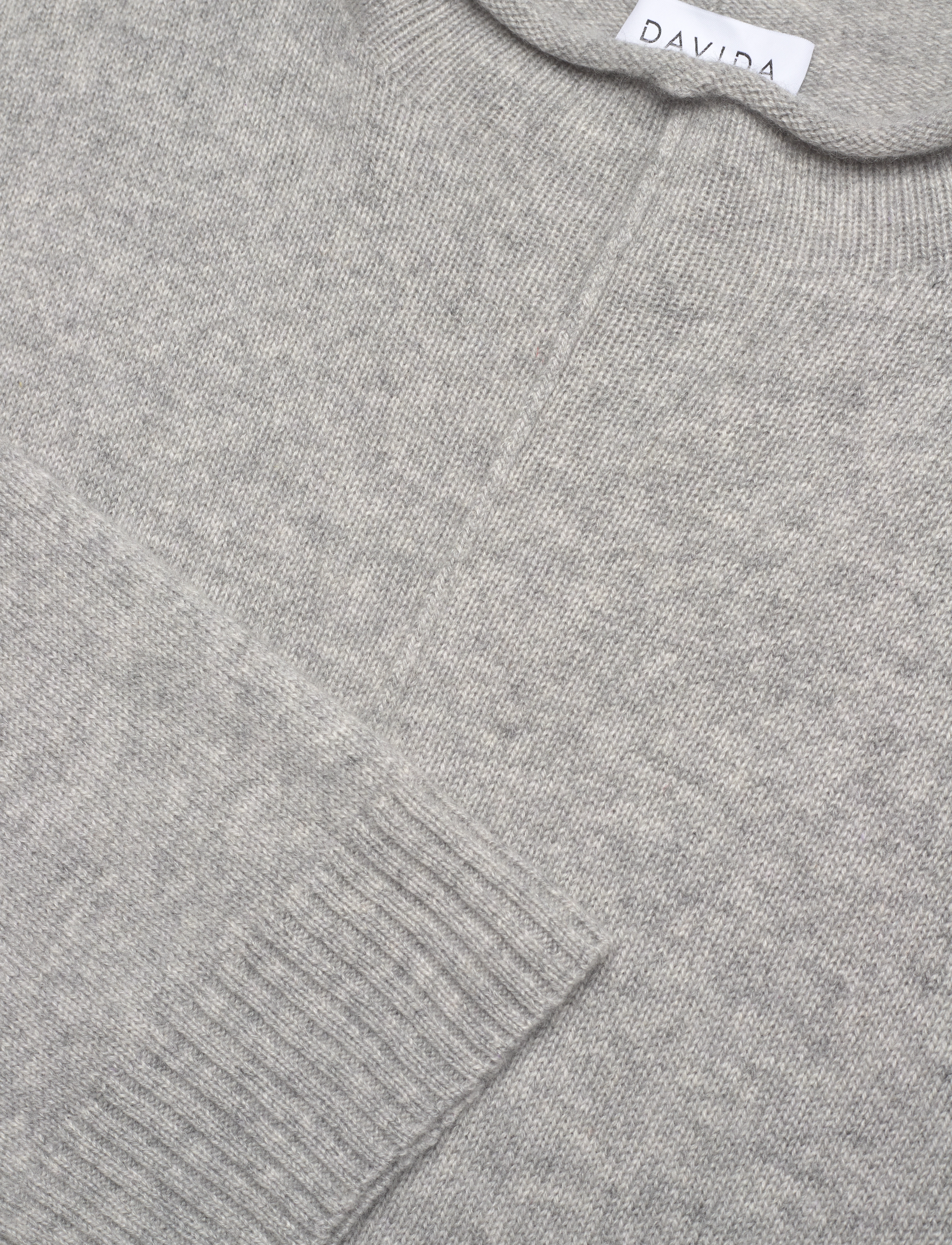 Davida Cashmere - Oversized Half Turtleneck - polotröjor - light grey - 2