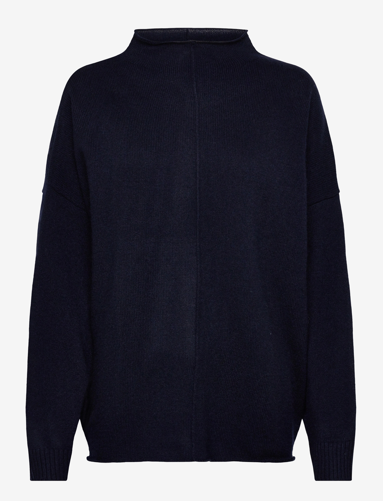 Davida Cashmere - Oversized Half Turtleneck - kashmir - navy - 0