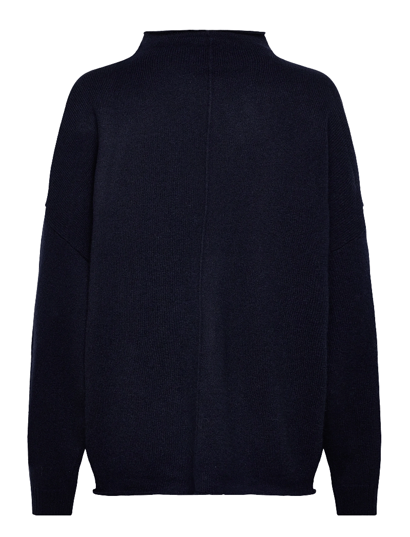 Davida Cashmere - Oversized Half Turtleneck - kashmir - navy - 1