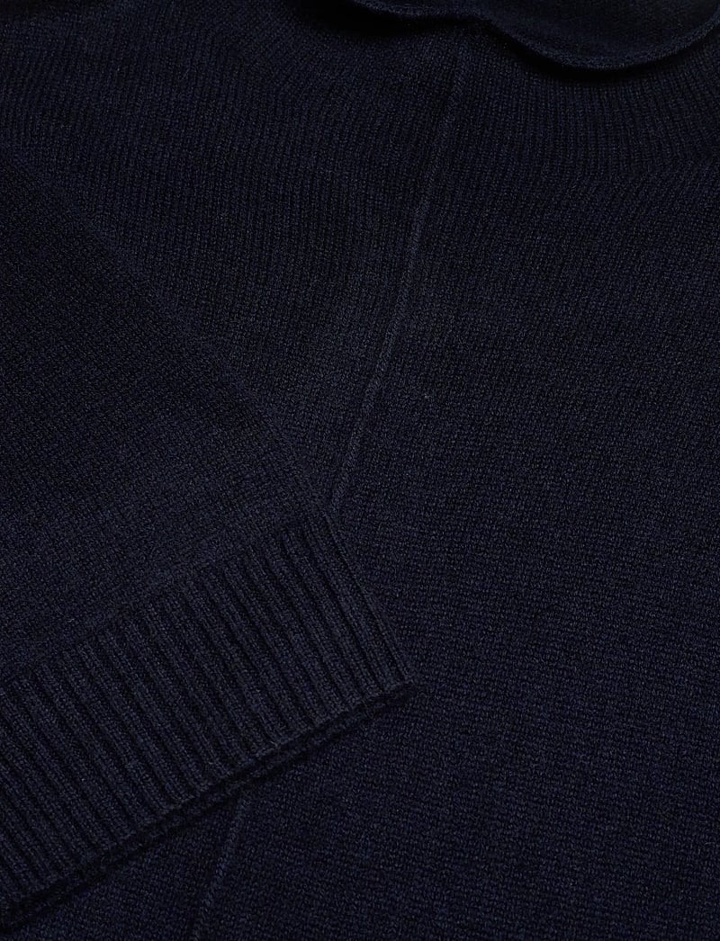 Davida Cashmere - Oversized Half Turtleneck - kashmir - navy - 2