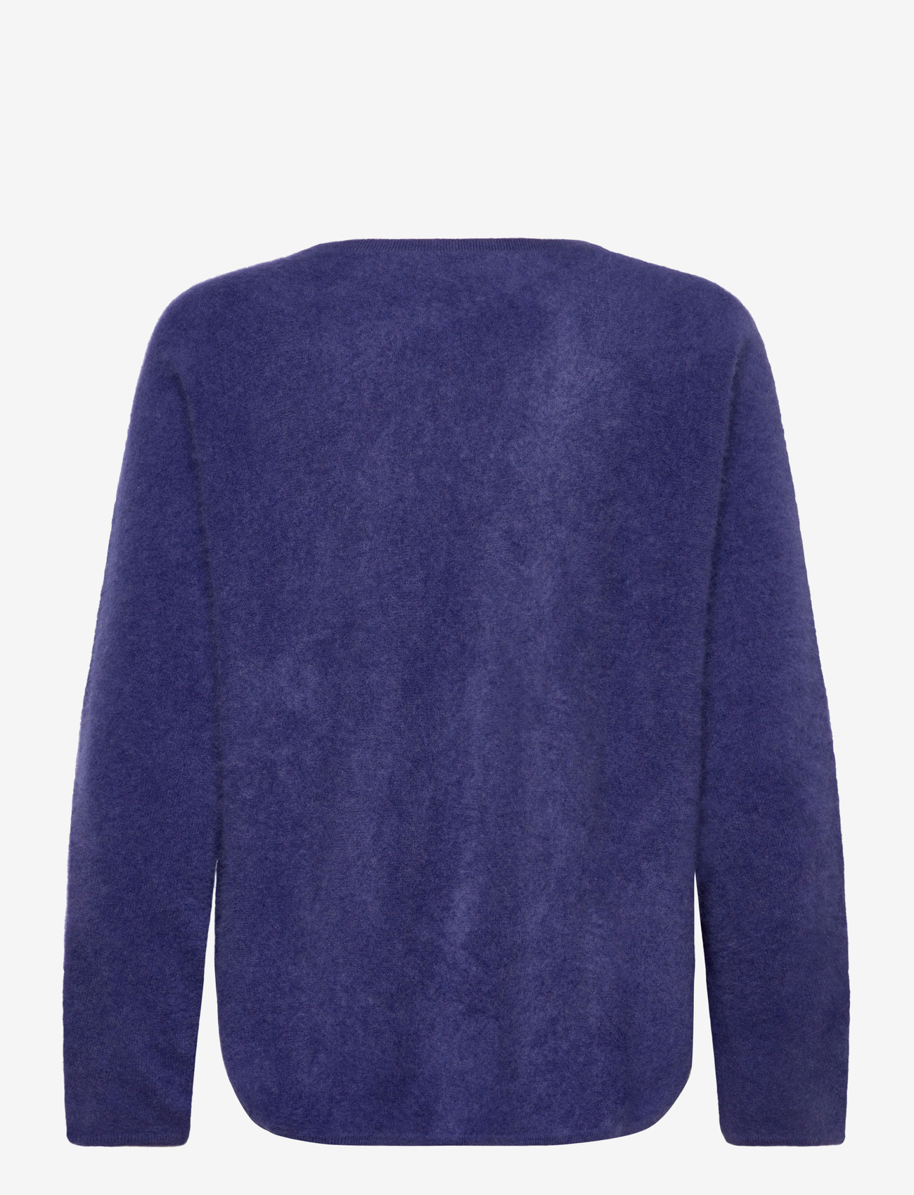 Davida Cashmere - Brushed Curved Sweater - kaschmir - denim blue - 1