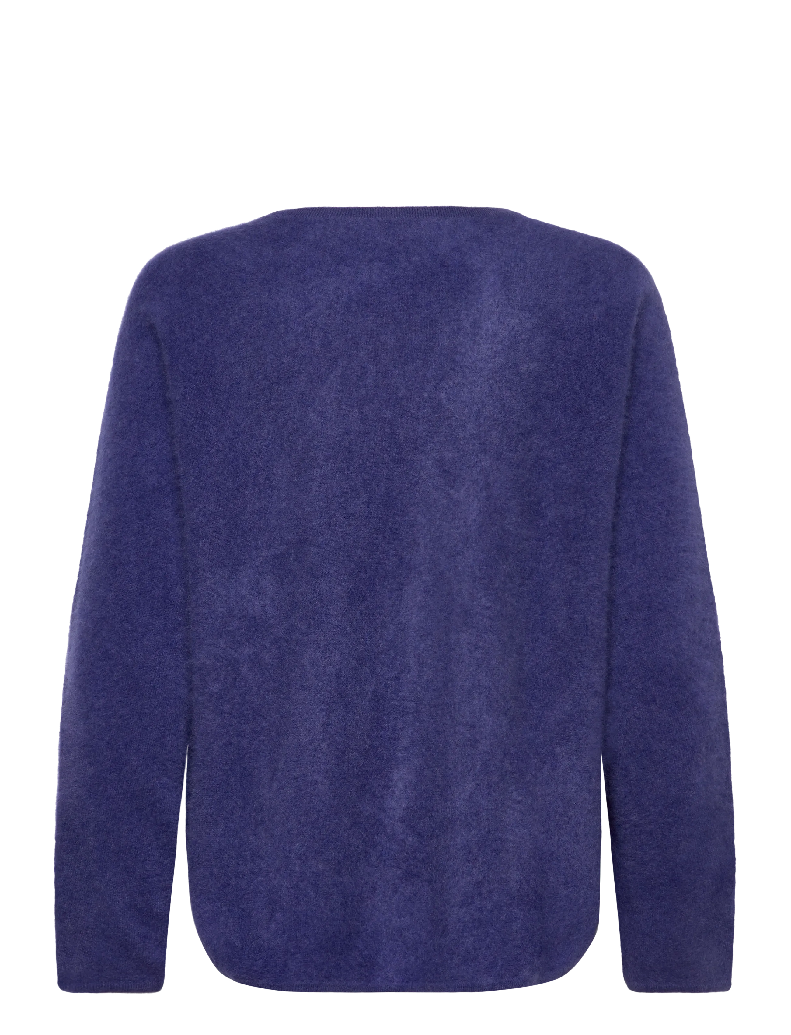Davida Cashmere - Brushed Curved Sweater - trøjer - denim blue - 2