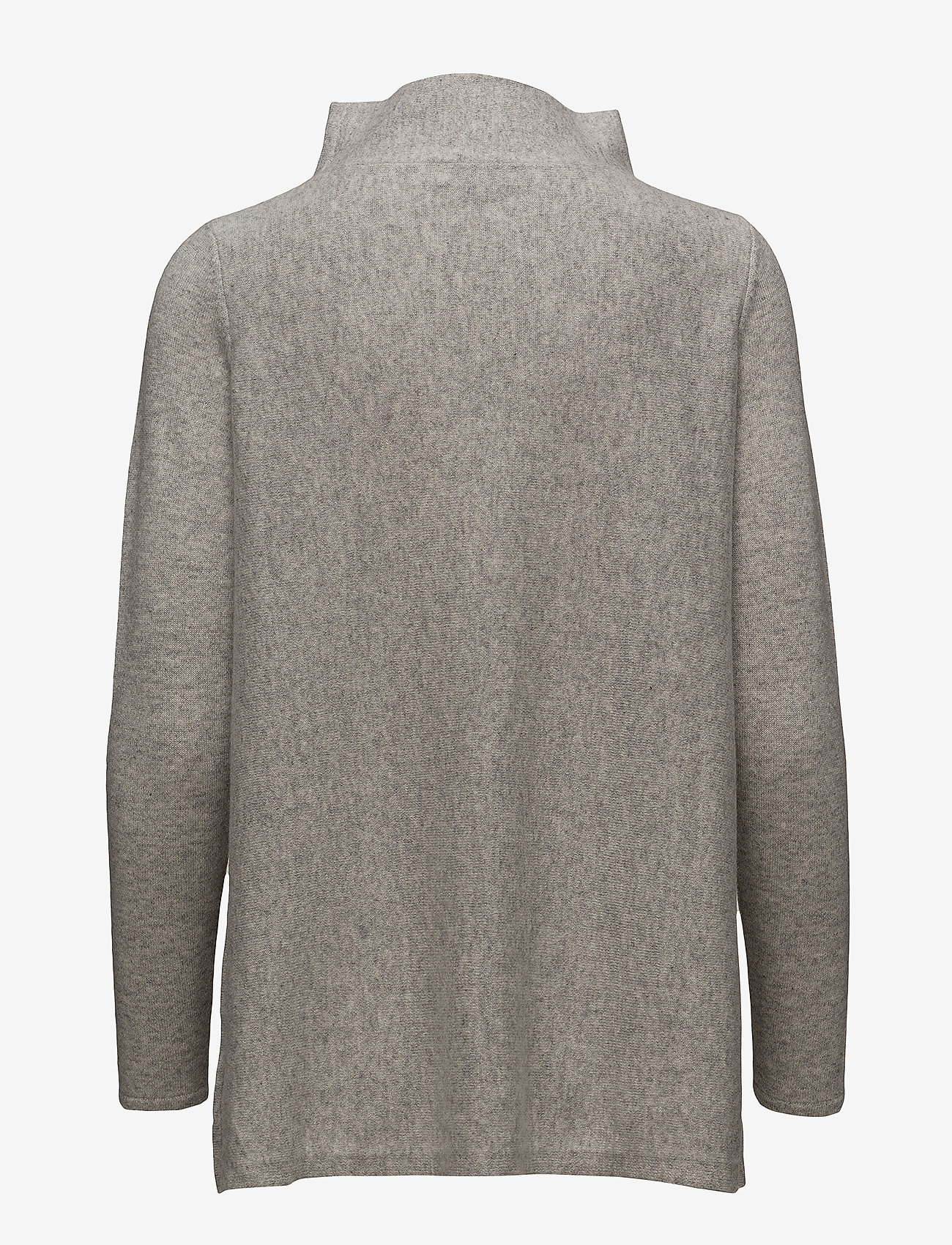 Davida Cashmere - Brushed Curved Sweater - kasmír - white - 2