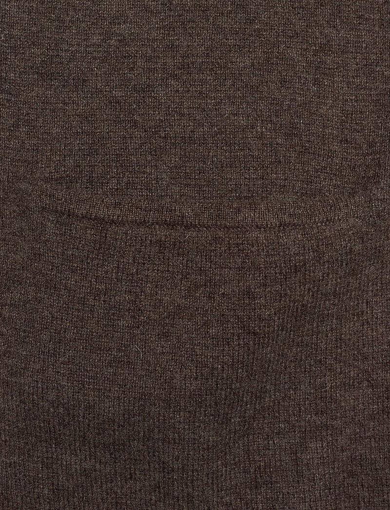 Davida Cashmere - V-neck Cardigan Vest - strikveste - cacao - 3