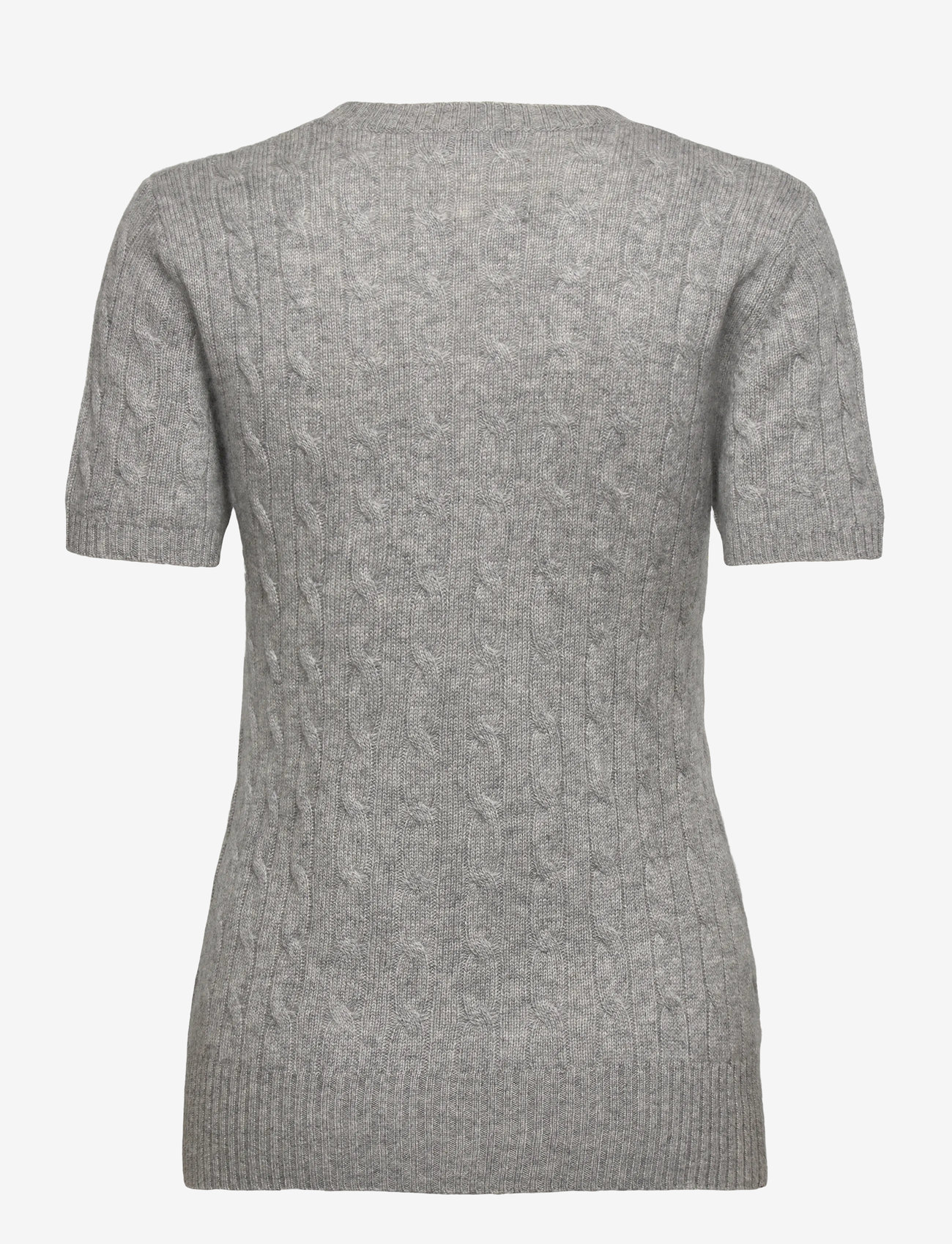Davida Cashmere - T-Shirt Cable - cashmere - light grey - 2