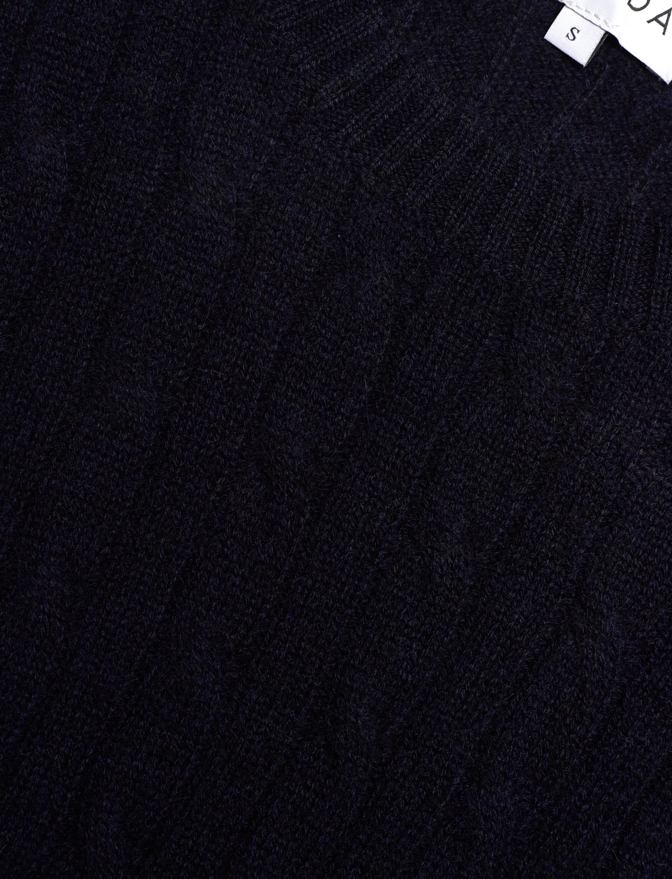 Davida Cashmere - T-Shirt Cable - cashmere - navy - 2