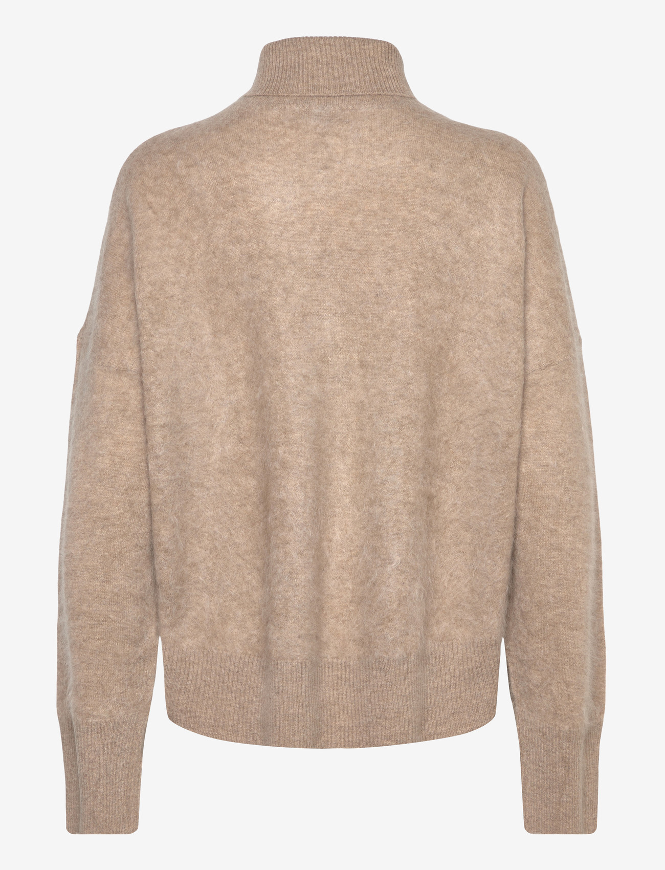 Davida Cashmere - Brushed Roll Neck Sweater - rullekraver - mink - 2