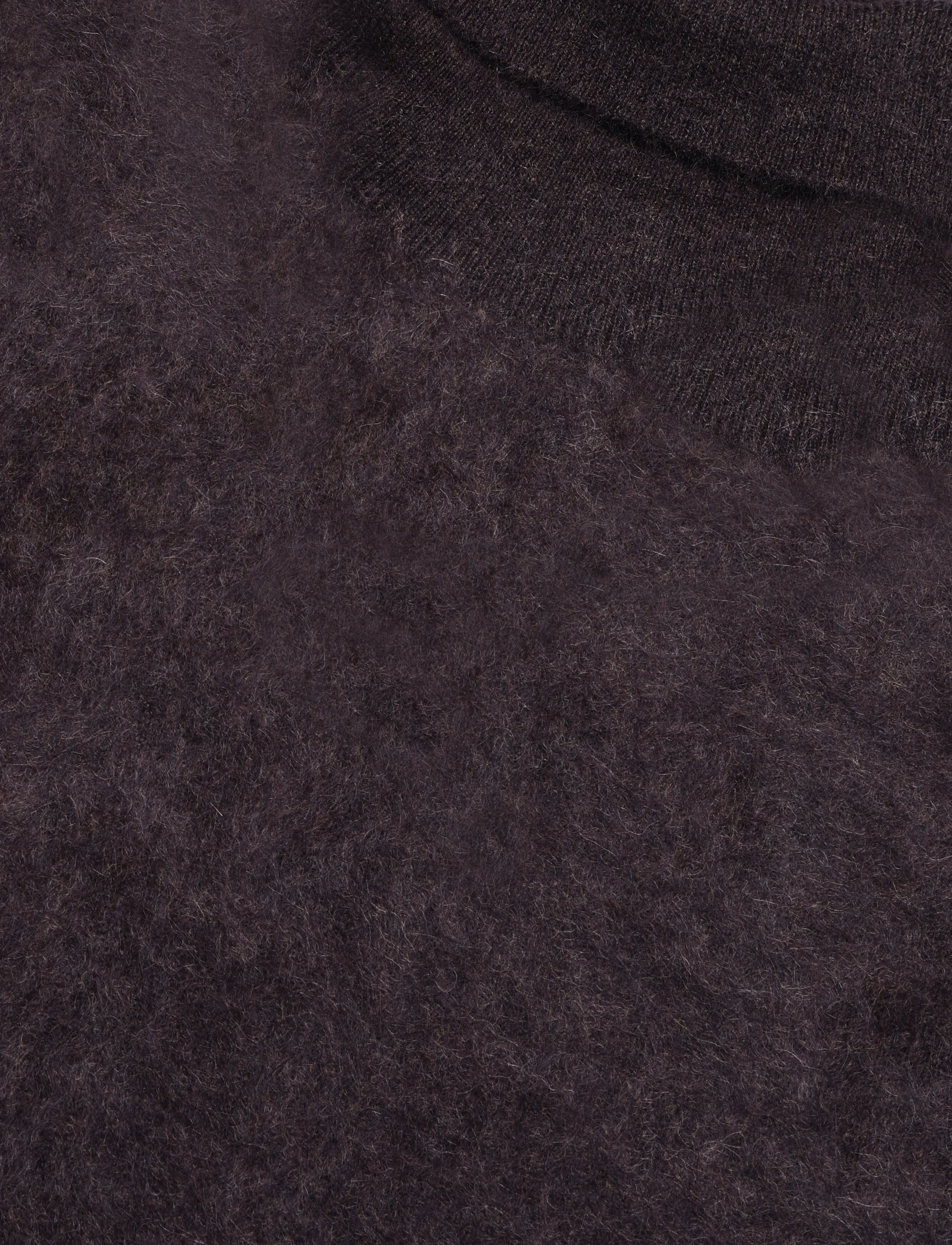 Davida Cashmere - brushed turtleneck t-shirt - kaschmir - cacao - 2