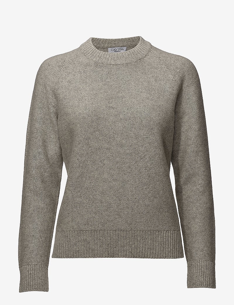 Davida Cashmere - Turtleneck Oversized Slits - kaschmir - sand - 0