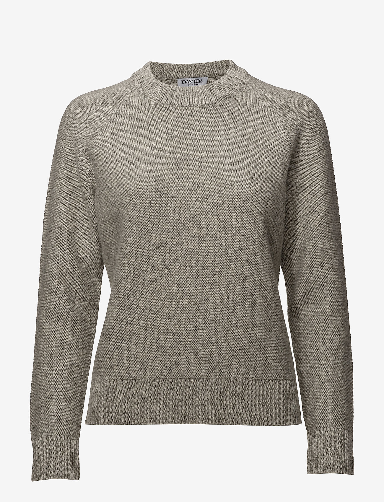 Davida Cashmere Turtleneck Oversized Slits - Strik - SAND / beige