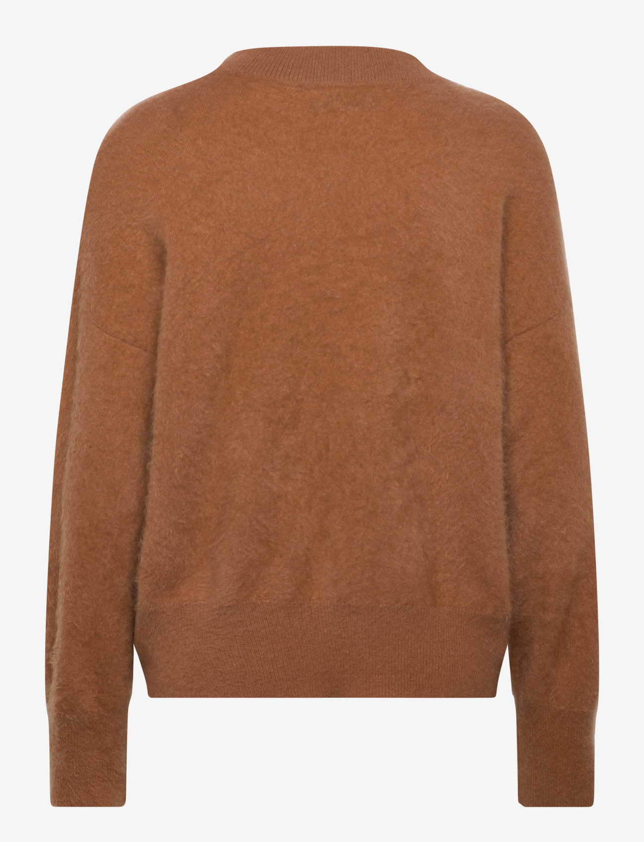 Davida Cashmere - Brushed Boxy Turtleneck - rust red - 1