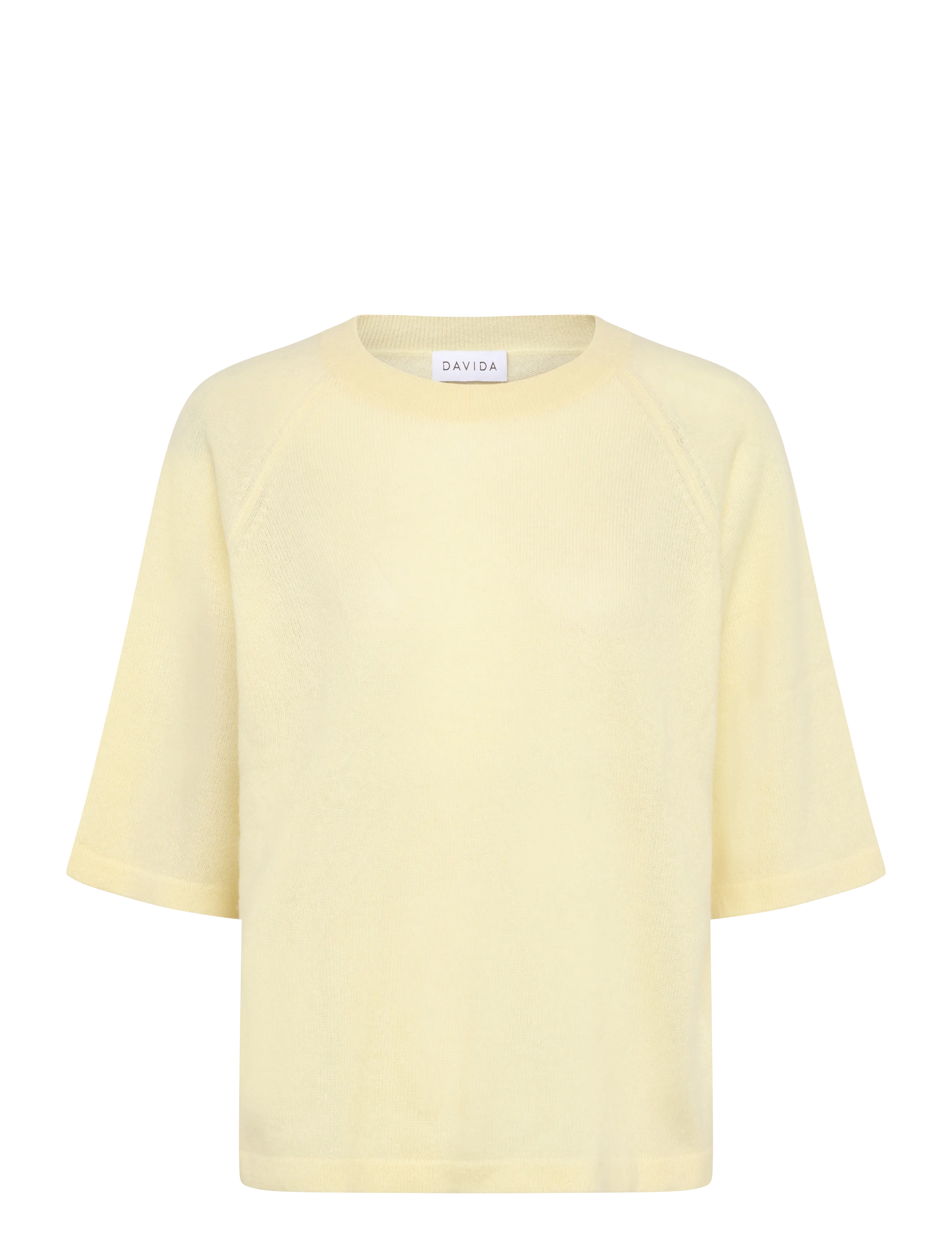 Davida Cashmere Raglan Oversized Sweater Loose Tension -  - CITRUS / yellow