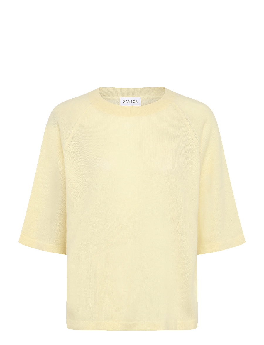 Davida Cashmere - Raglan Oversized Sweater Loose Tension - cashmere - citrus - 0