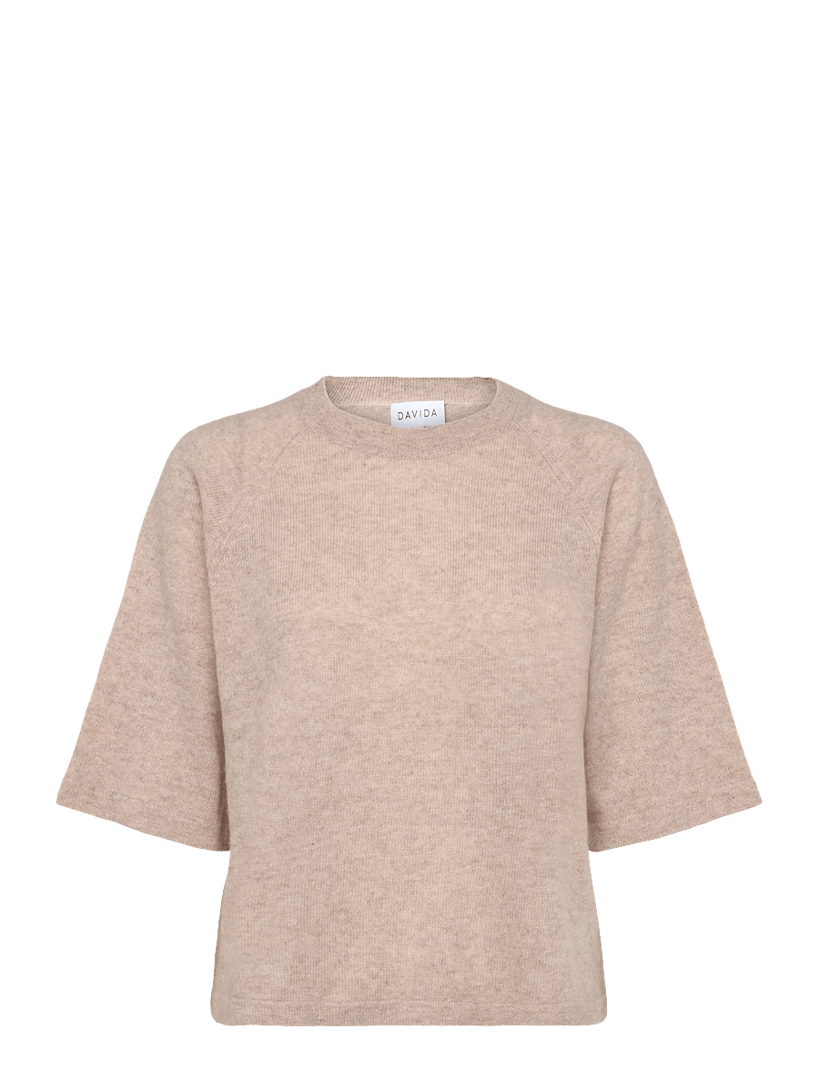 Davida Cashmere - Raglan Oversized Sweater Loose Tension - cashmere - sand - 0