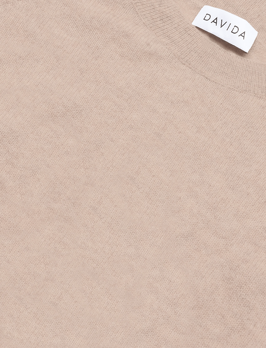 Davida Cashmere - Raglan Oversized Sweater Loose Tension - cashmere - sand - 2