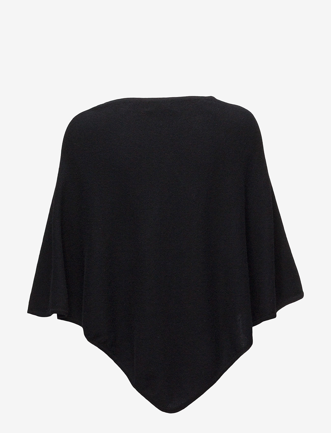 Davida Cashmere - Triangle Poncho - ponchoer & kapper - black - 1