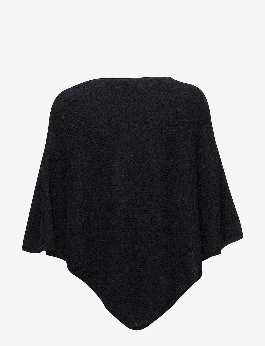 Davida Cashmere - triangle poncho - kaschmir - black - 1