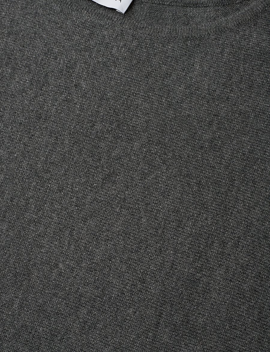 Davida Cashmere - triangle poncho - kashmir - dark grey - 2