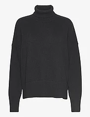 Davida Cashmere - Chunky Roll Neck Sweater - pologenser - black - 0