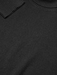 Davida Cashmere - Chunky Roll Neck Sweater - megztiniai su aukšta apykakle - black - 4
