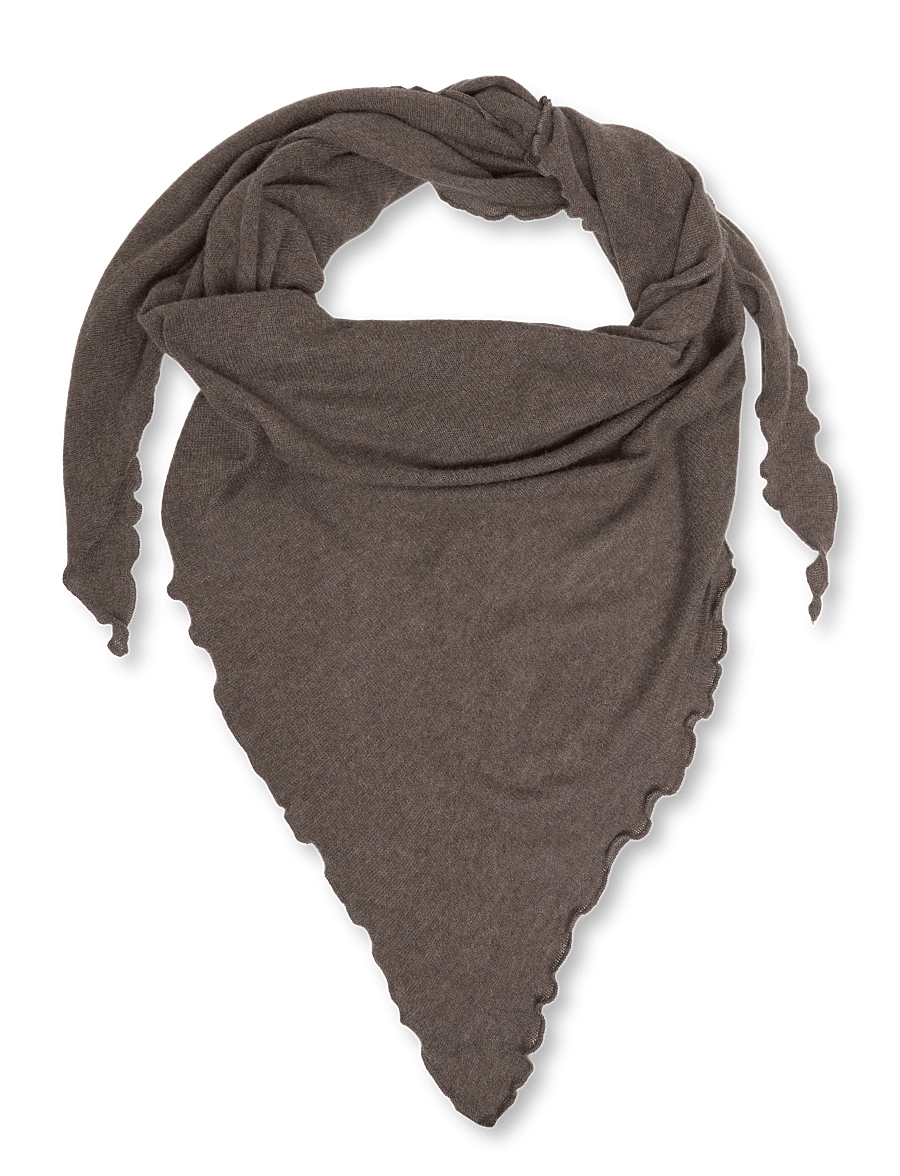 Davida Cashmere - triangle scarf - kaschmir - cacao - 0