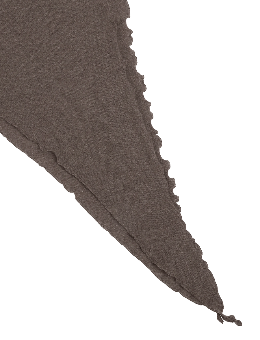 Davida Cashmere - triangle scarf - kaschmir - cacao - 1