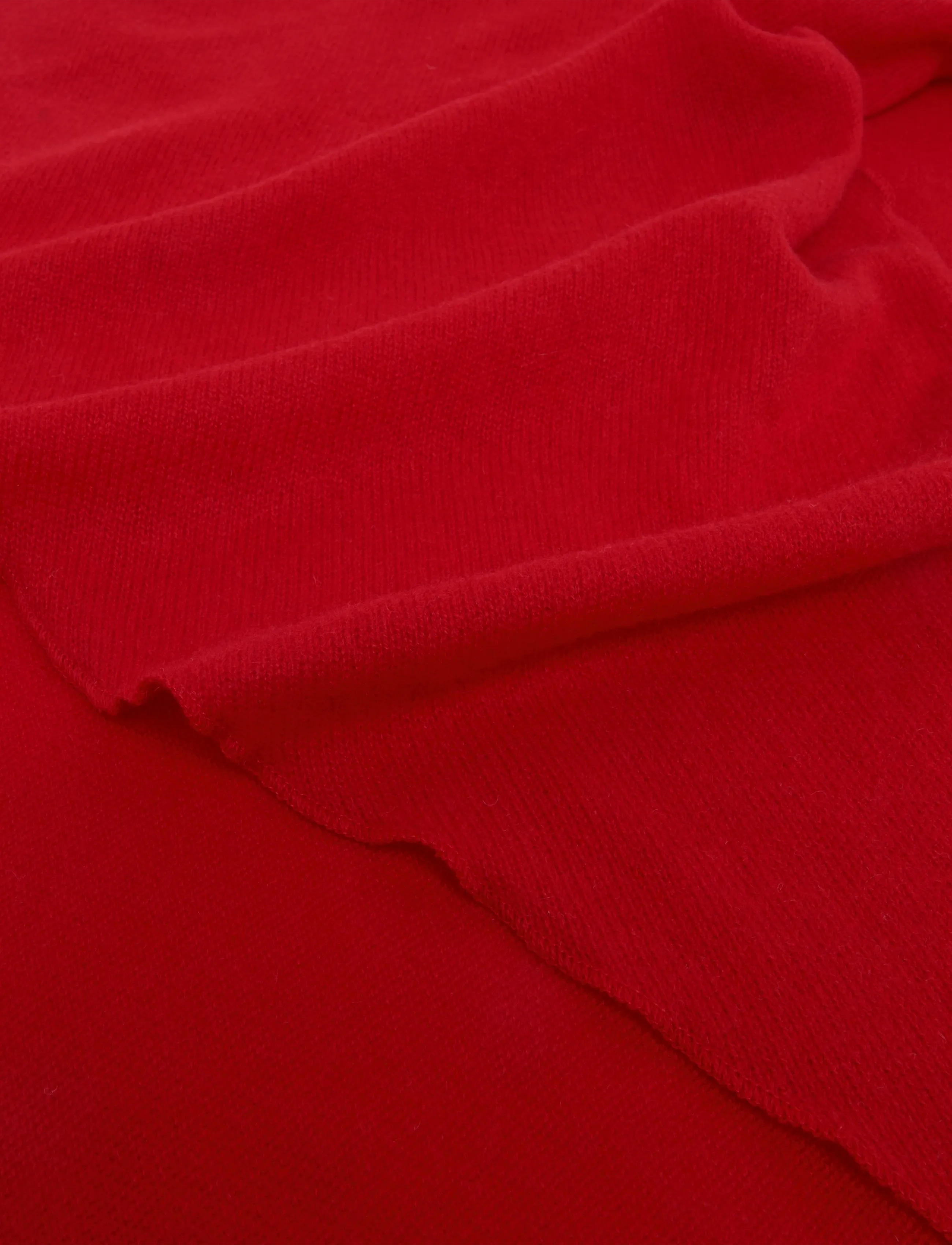Davida Cashmere - triangle scarf - cashmere - red - 2