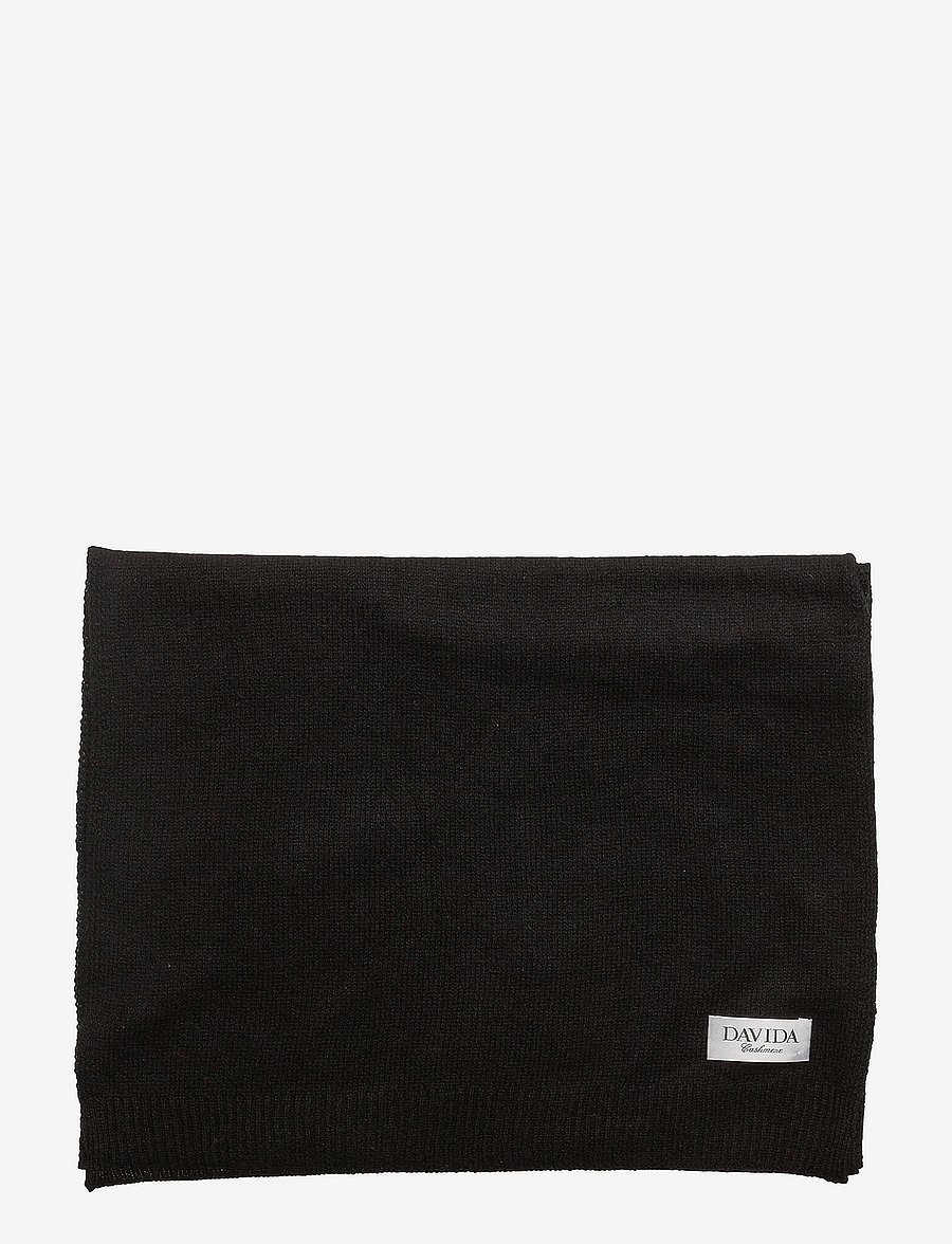Davida Cashmere - Rectangular Scarf - black - 2