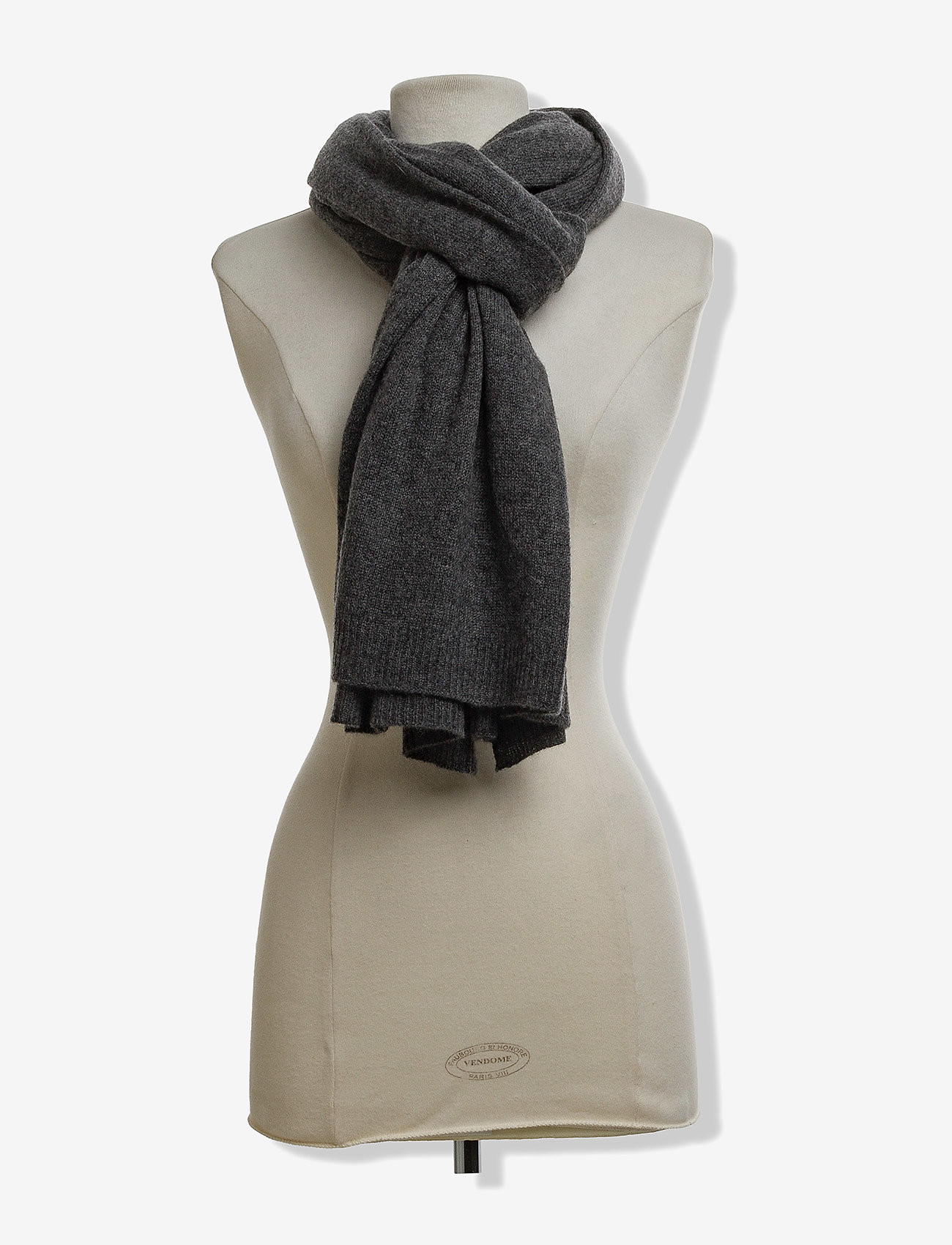 Davida Cashmere - Rectangular Scarf - dark grey - 1