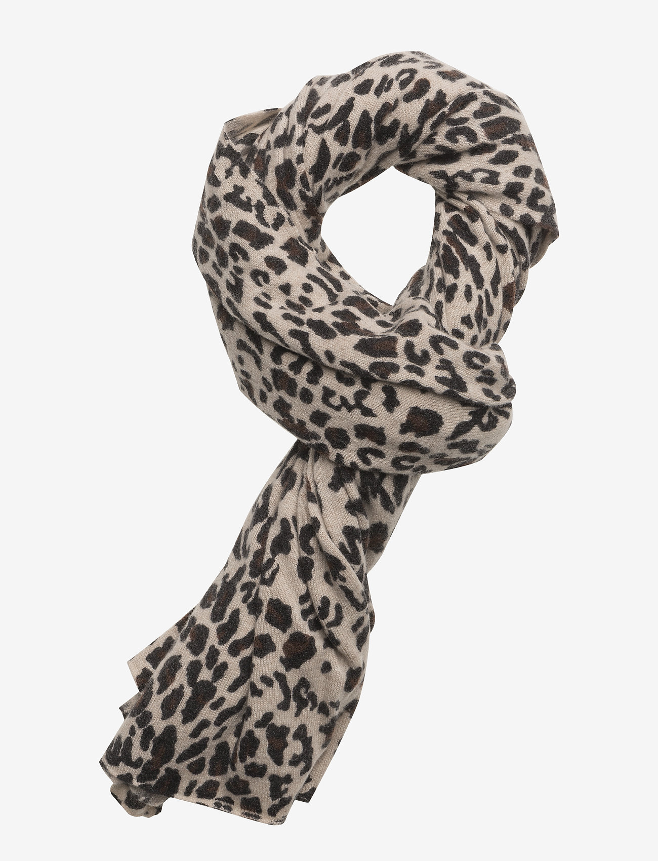 Davida Cashmere - Scarf Leopard - animal light - 0