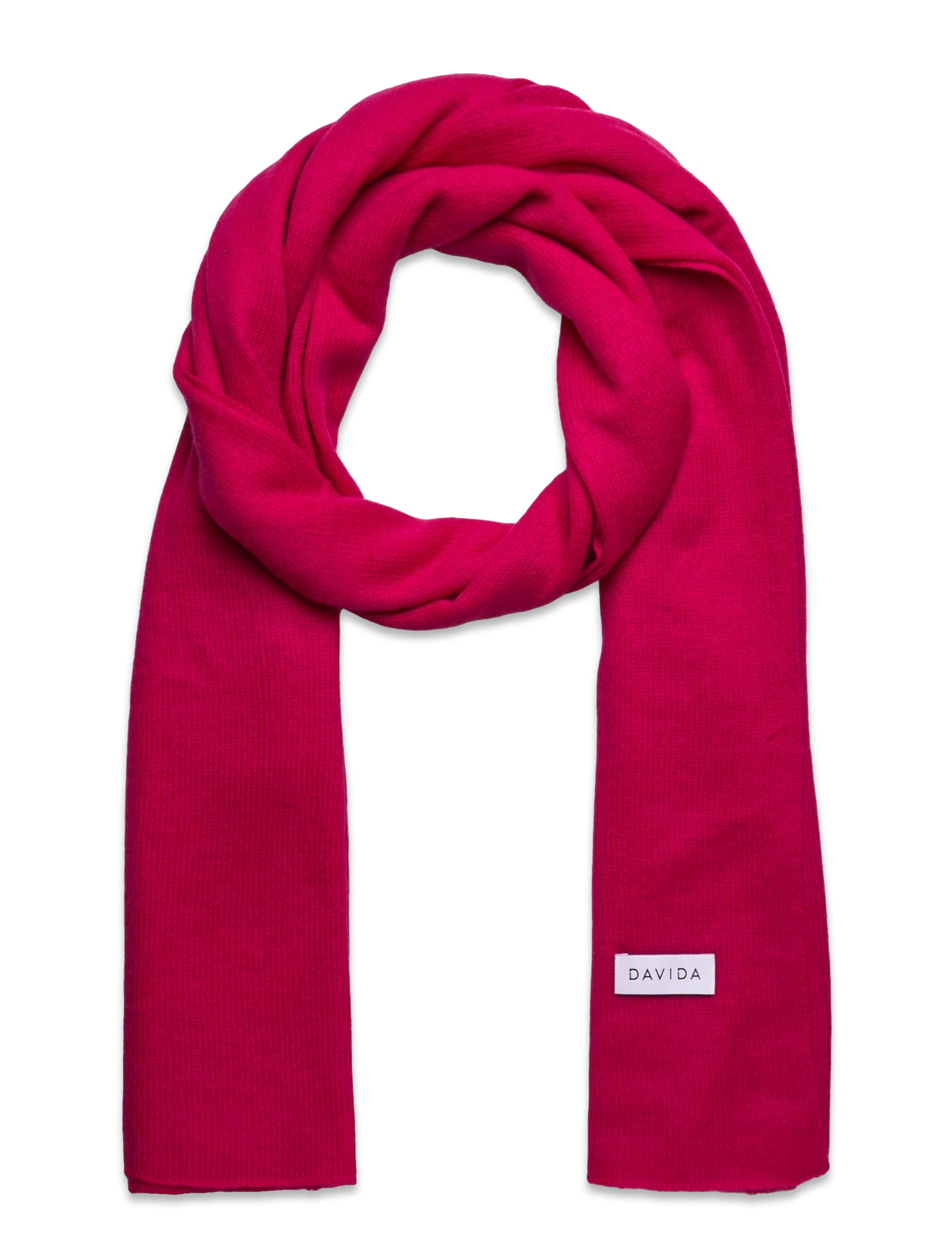 DAVIDA CASHMERE Big Klassisch Schal Pink - One Size - Damen