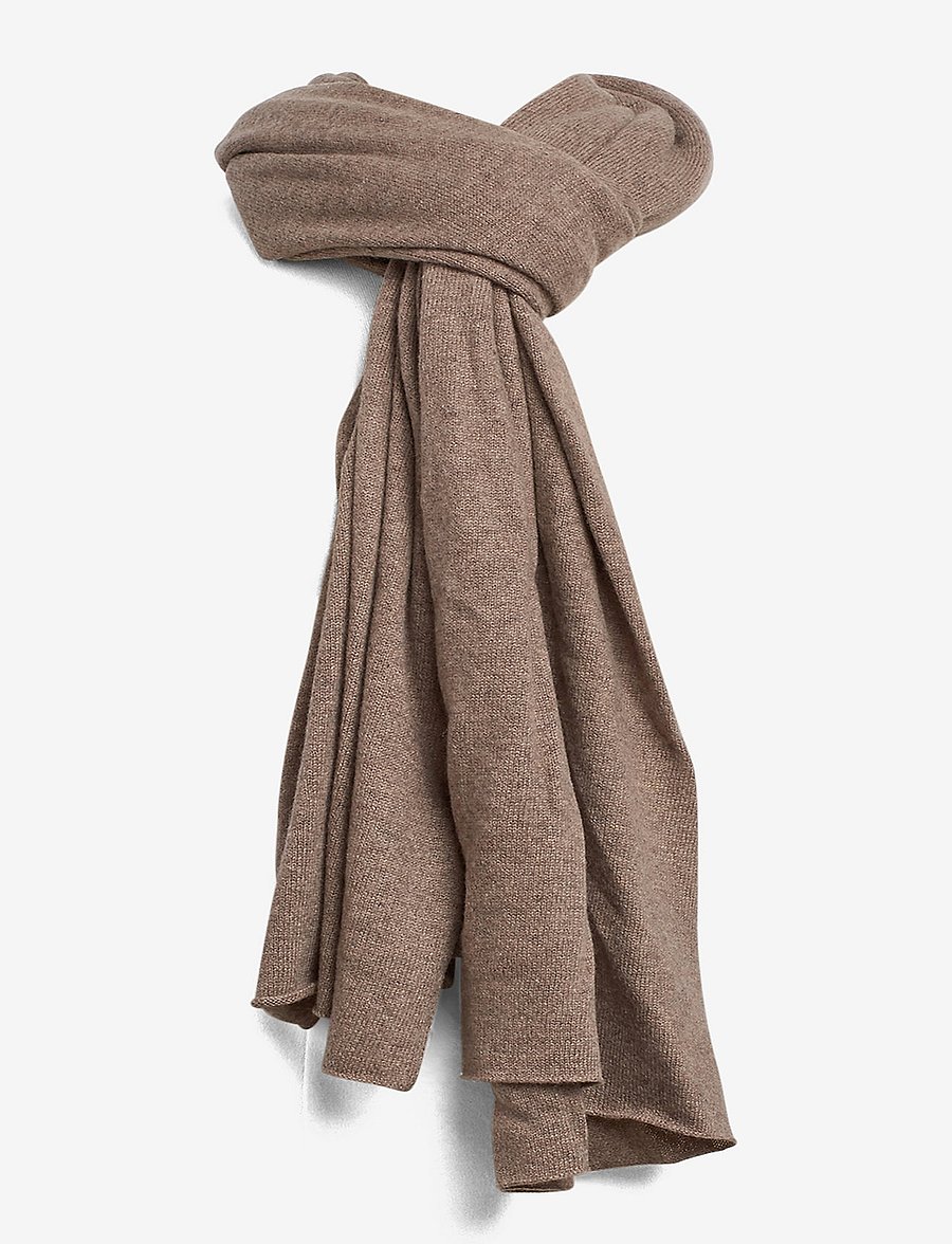 Davida Cashmere - big classic scarf - cashmere - mink - 1